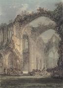 J.M.W. Turner The Chancel and Crossing of Tintern Abbey,Looking towards the East Window oil painting reproduction